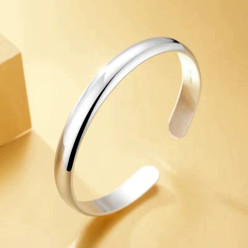 Women's Solid Open-end Polished Imperial Concubine Heart Sutra To Give Mom Bracelets