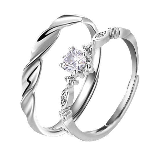 Women's & Men's Design High Sense Opening Valentine's Day Ring