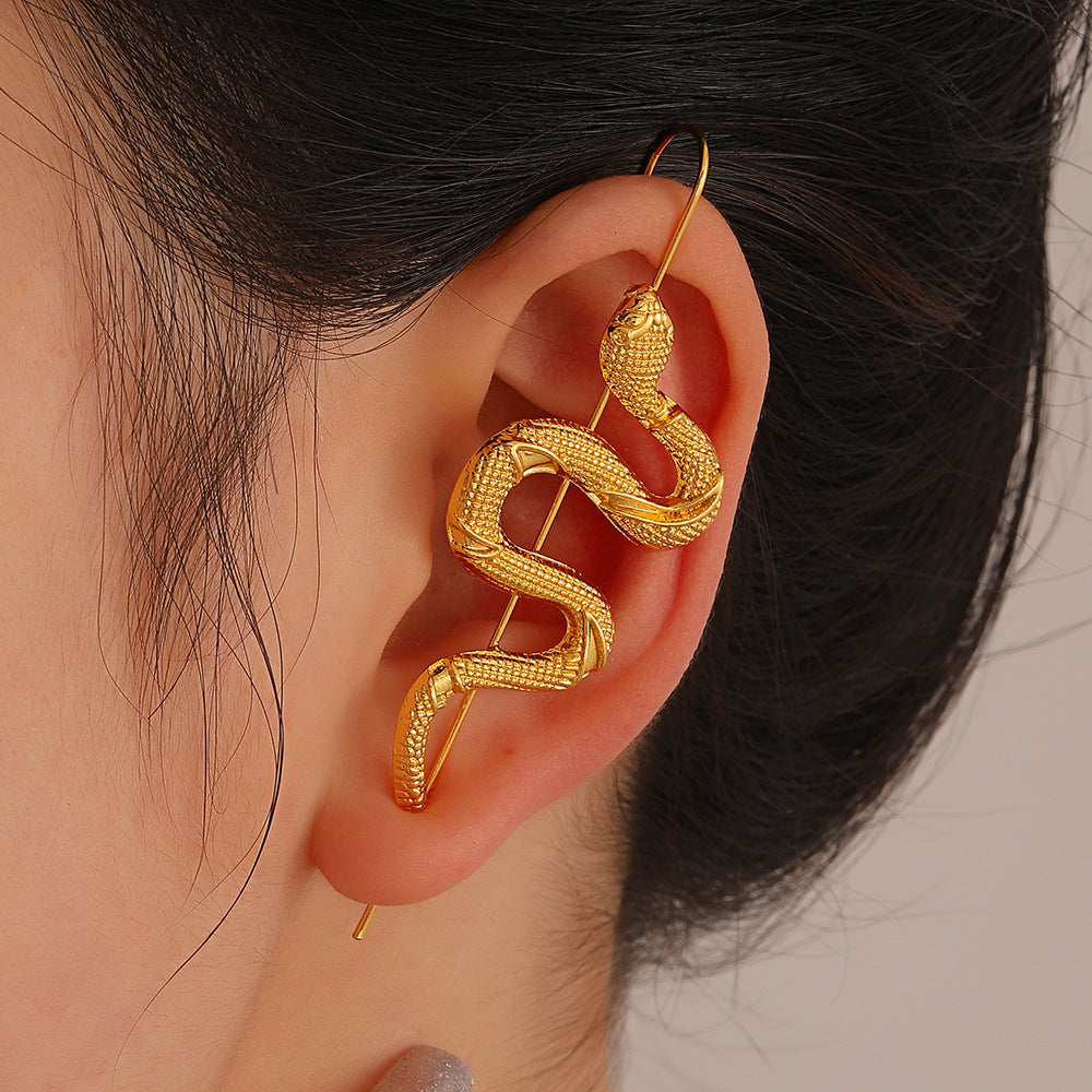 Punk Exaggerated Puncture Auricular Needle Simple Profile Rings