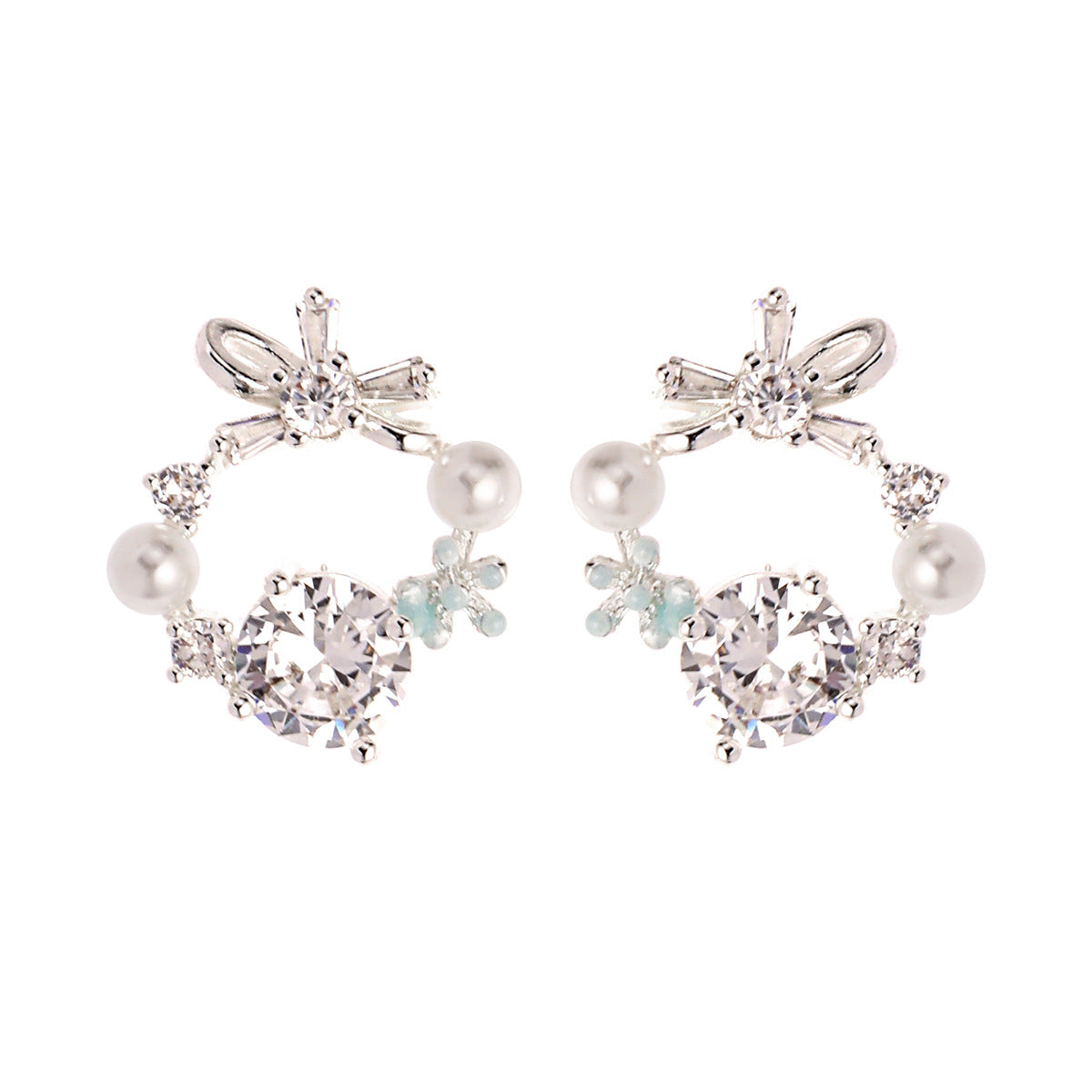 Style Garland Bow Special Interest Light Rings