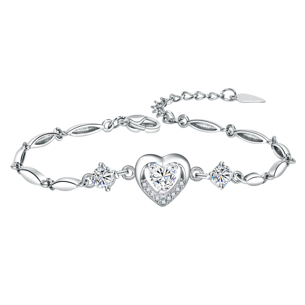 Women's Heart Of Eternity Korean Light Luxury Small Pendants