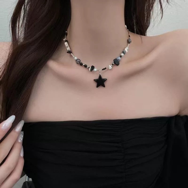 Retro Sweet Cool Hot Ya Culture Starfish Personalized Necklace