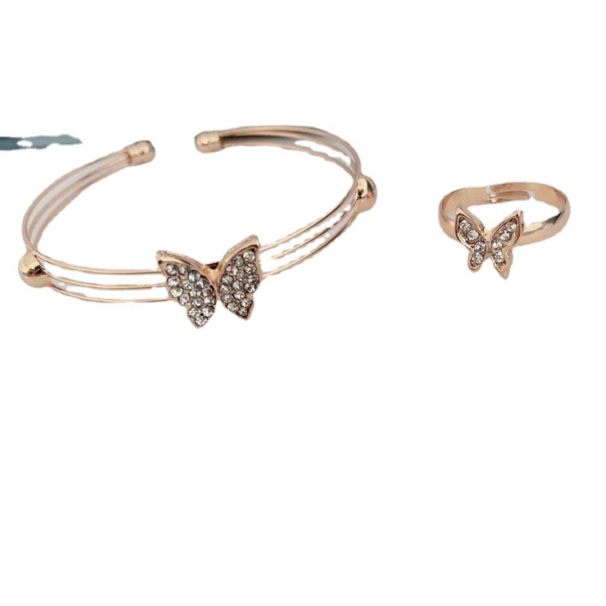 Classic New Innovative Unique Exquisite Butterfly Jewelry Set