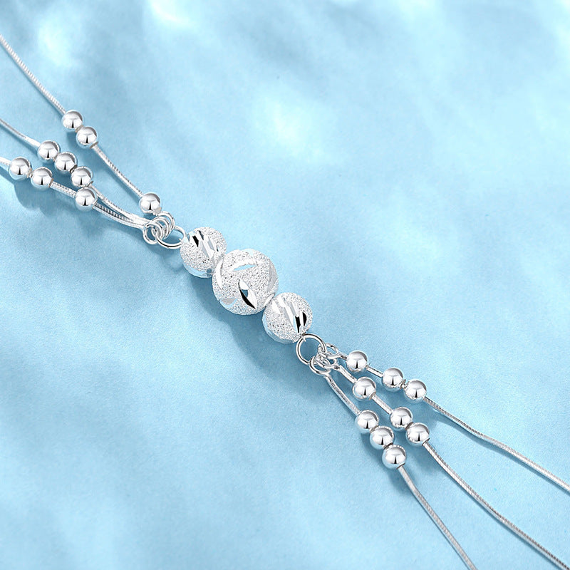 Bracelets de conception simple avec perles porte-bonheur pour la Saint-Valentin