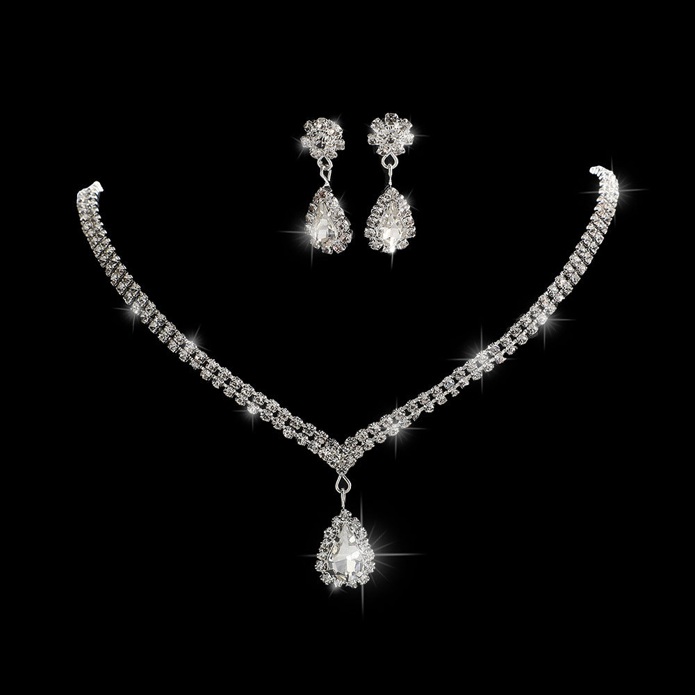 Water Drop Bride Wedding High Quality Claw Necklaces