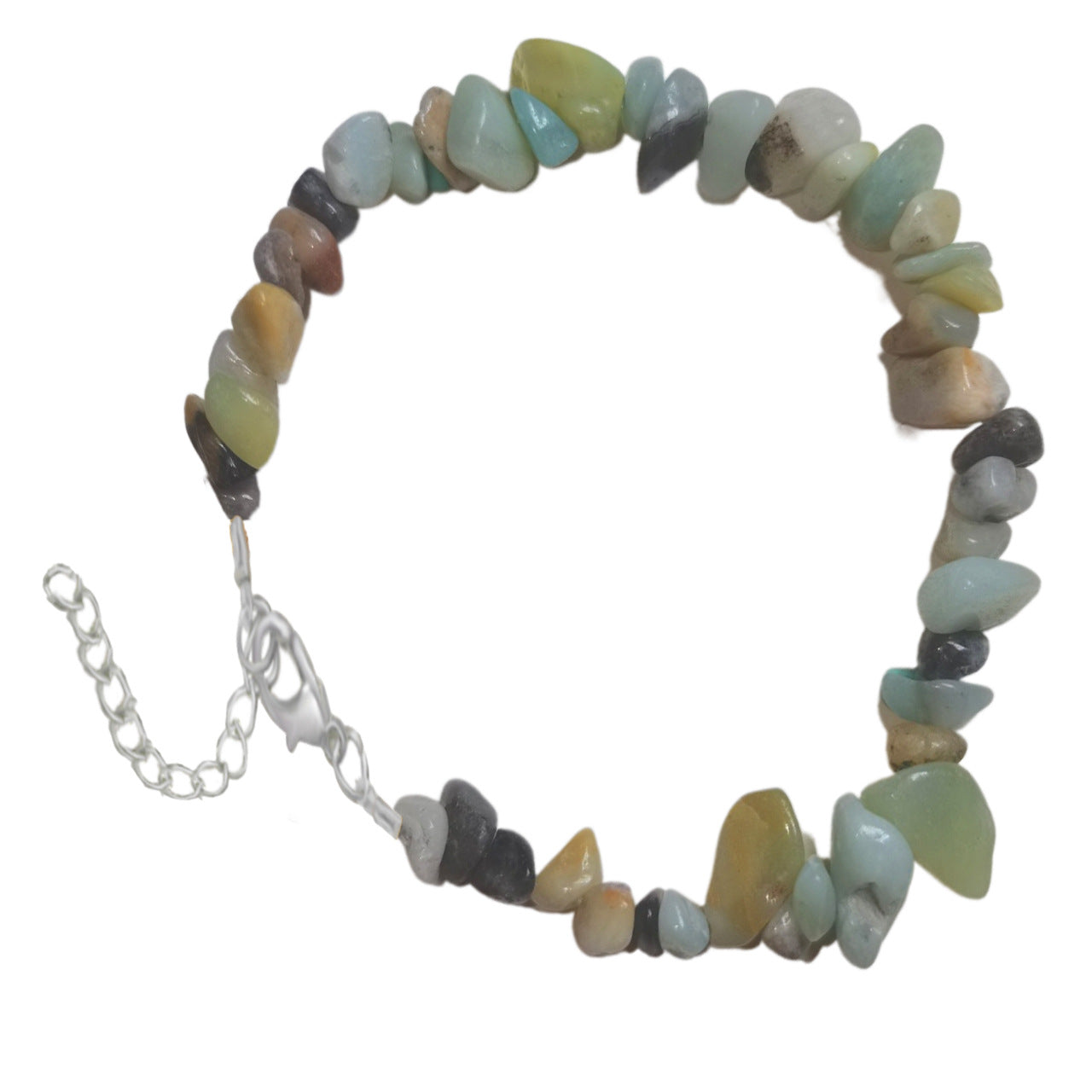 Natural Crystal Agate Gravel Stone Irregular Bracelets