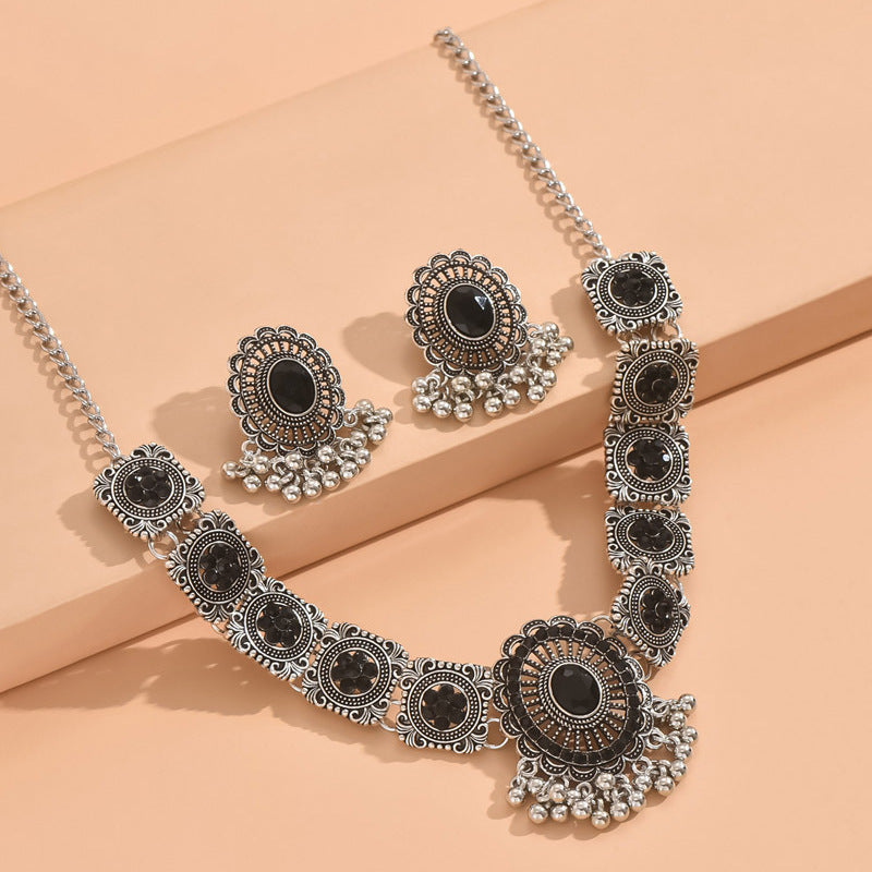 Indian Ethnic Style Vintage Gemstone Beads 2 Necklaces