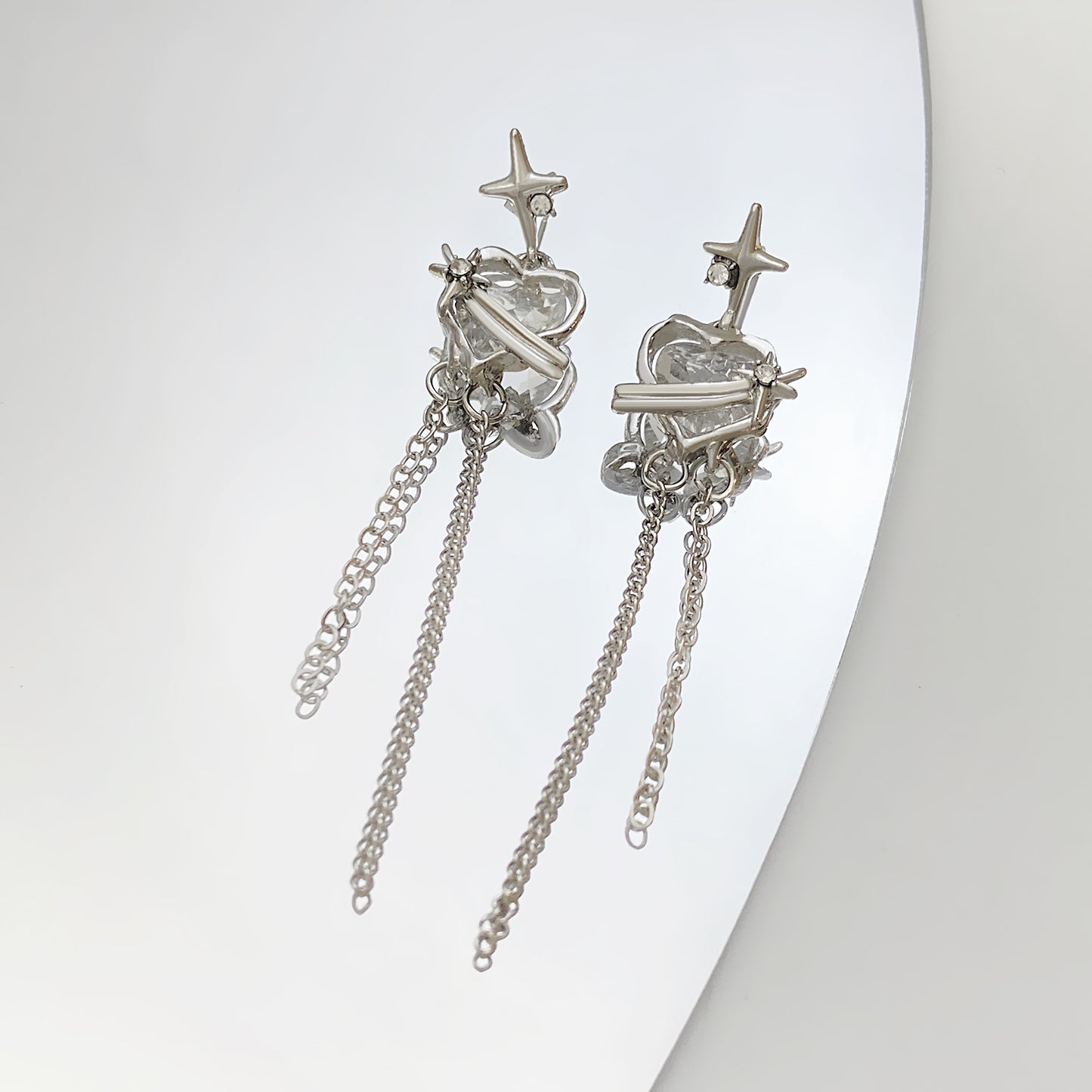 Women's Long Fringe Fashionable High-grade Design Sense Exaggerating Unique Earrings