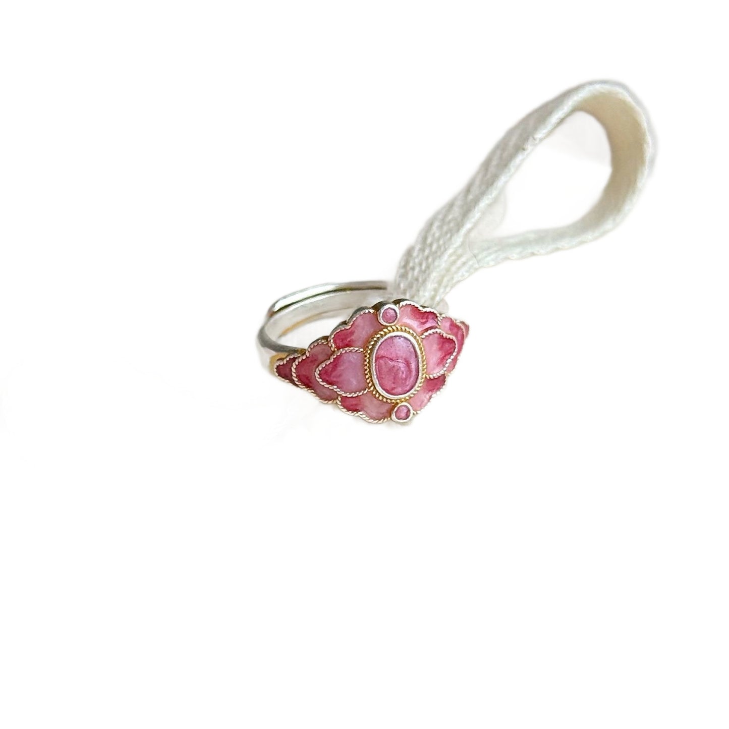Color Su Ling Live Chinese Court Exquisite National Trendy Style Rings