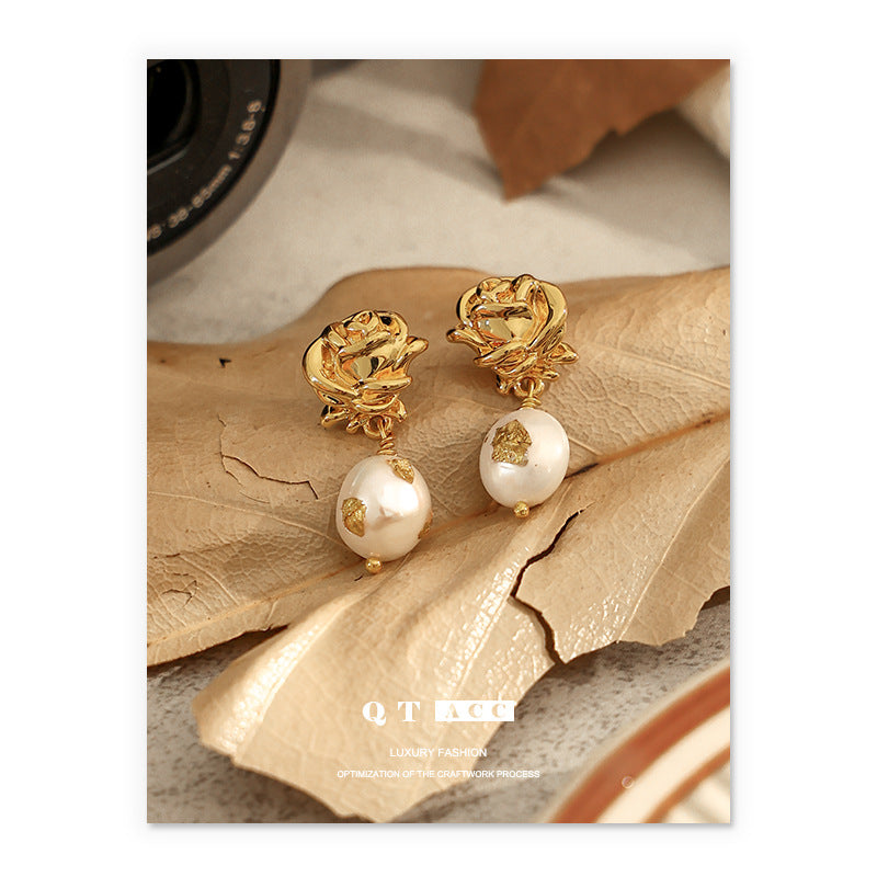 Women's Fashion Affordable Luxury Style Elegant Natural Earrings