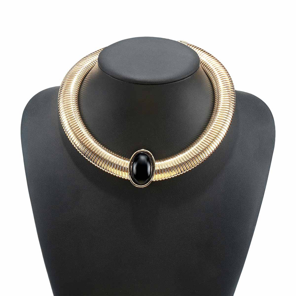 Wide Version Snake Bones Chain Collar Personality Necklace