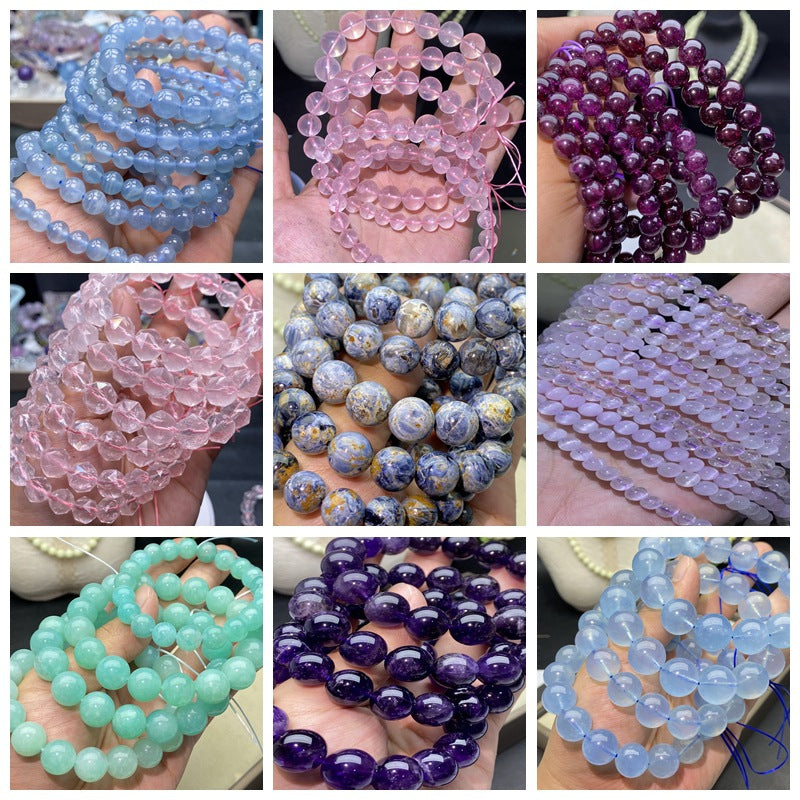 Purple Yellow Pink Crystal Blue Gray Bracelets