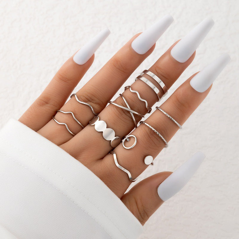 Clearance Vintage Creative Heart Hollow Butterfly Rings