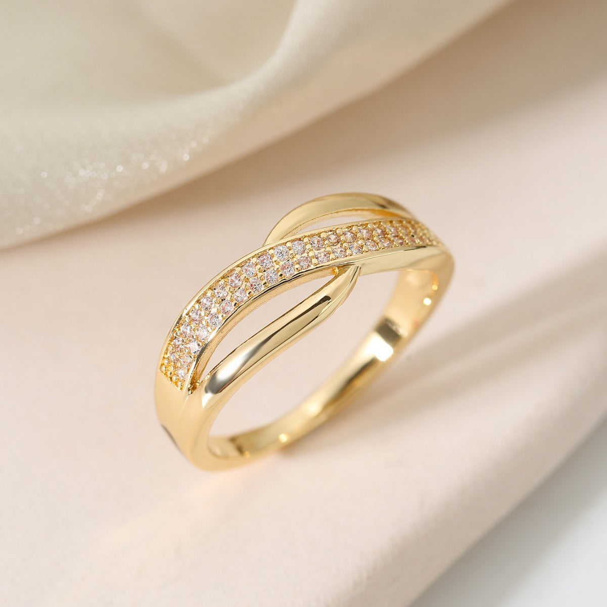 Simple Fashion Personality Cross Full Diamond High-grade Bracelets