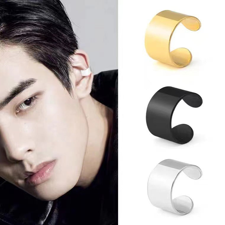 Fashion Stainless Steel Type Flat Spring Titanium Ear Clip