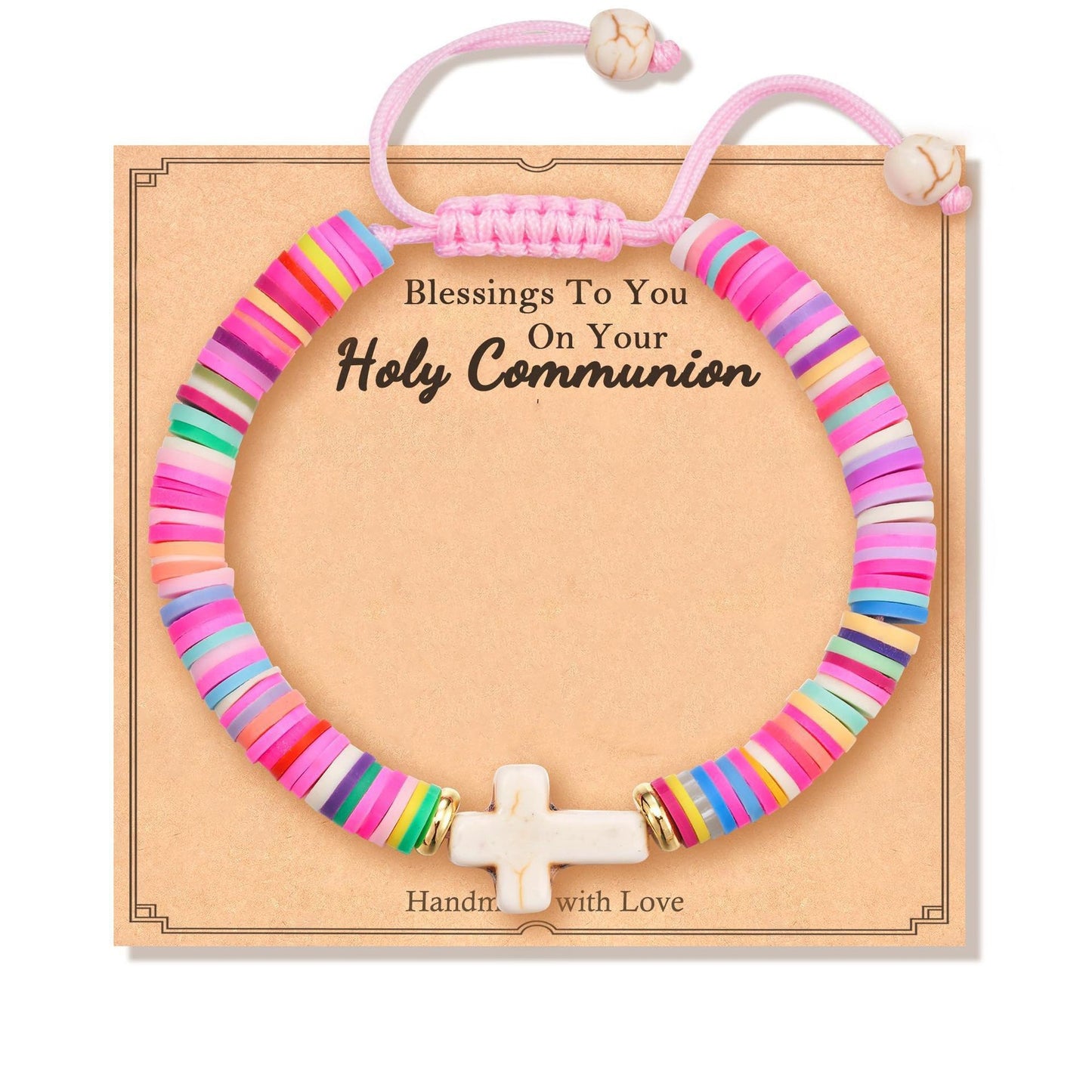 Imitation Pearl Love Woven Little Easter Bracelet