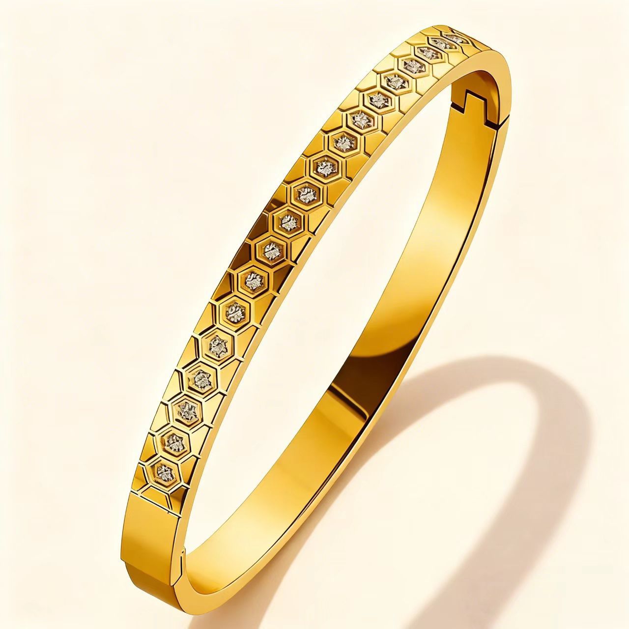 Titanium Steel Female Diamond High-grade Stainless Bracelet