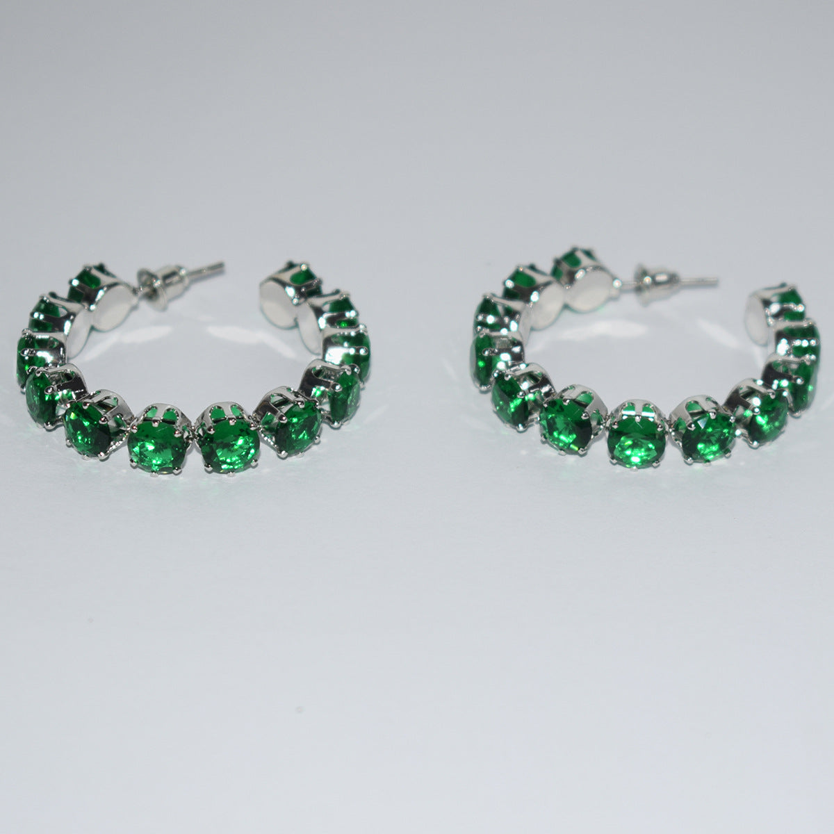 Women's Luxury Zircon Collar Ear Three-piece Horse Eye Fashion Jewelry Set