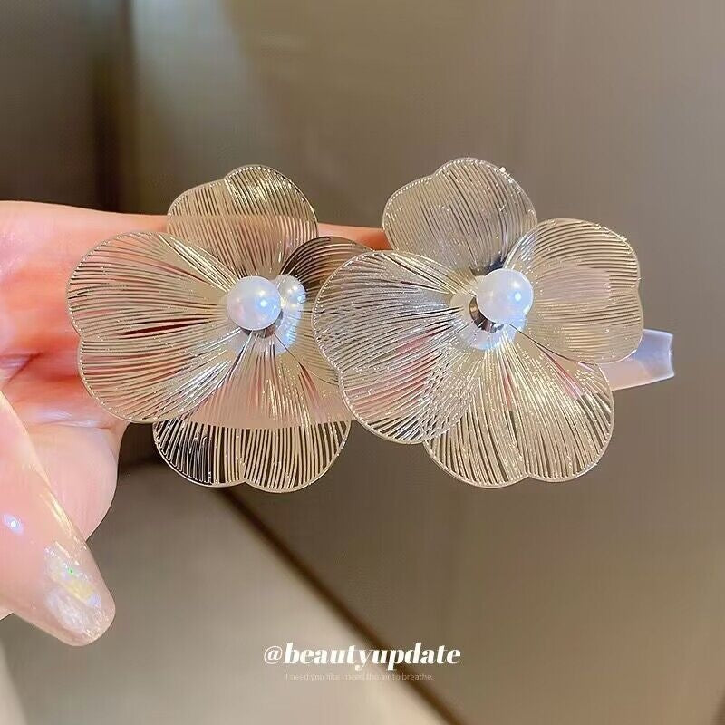 Flower Elegant Niche Temperament Versatile Advanced Stud Earrings