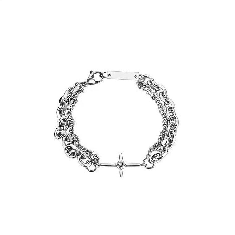 Retro Minority Design Sense Boys Cold Style Bracelet