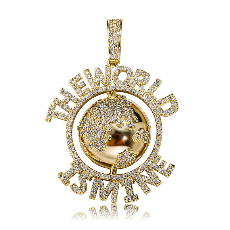 Women's & Men's & Hip Hop Pendant Glossy Zircon Necklaces