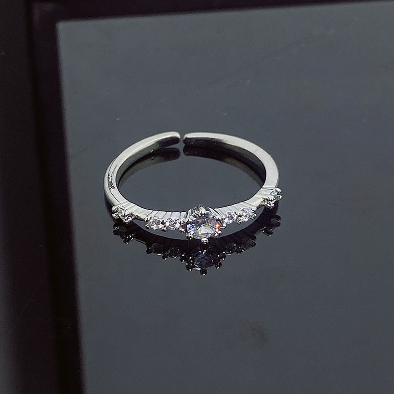 Simple Design Fashion Small Open Female Personalized Cold Style Rings