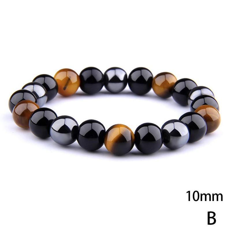 Bracelets énergétiques de remise en forme en hématite populaires et uniques pour hommes