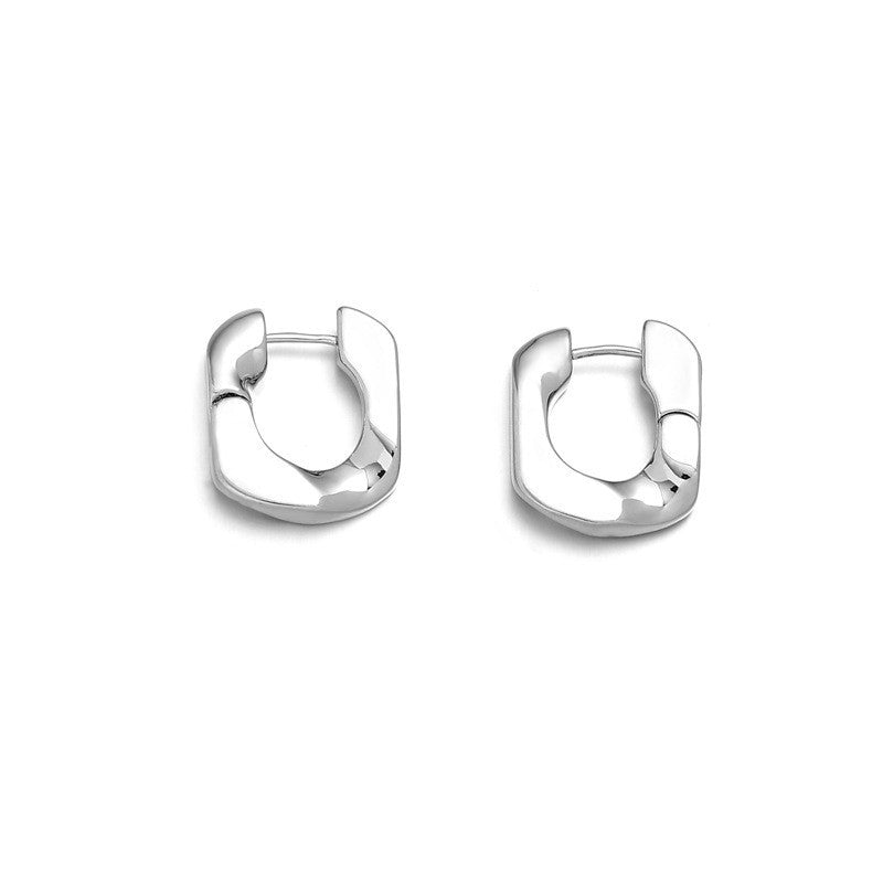 Women's Brass Gold Plated Basic Style Commute Minimalist Ear Buckle