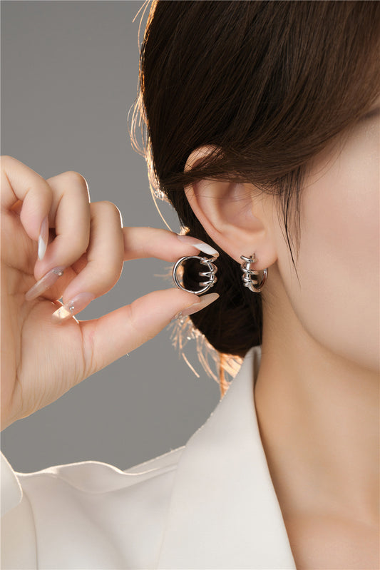 Winding Ear Clip Female Small And Earrings