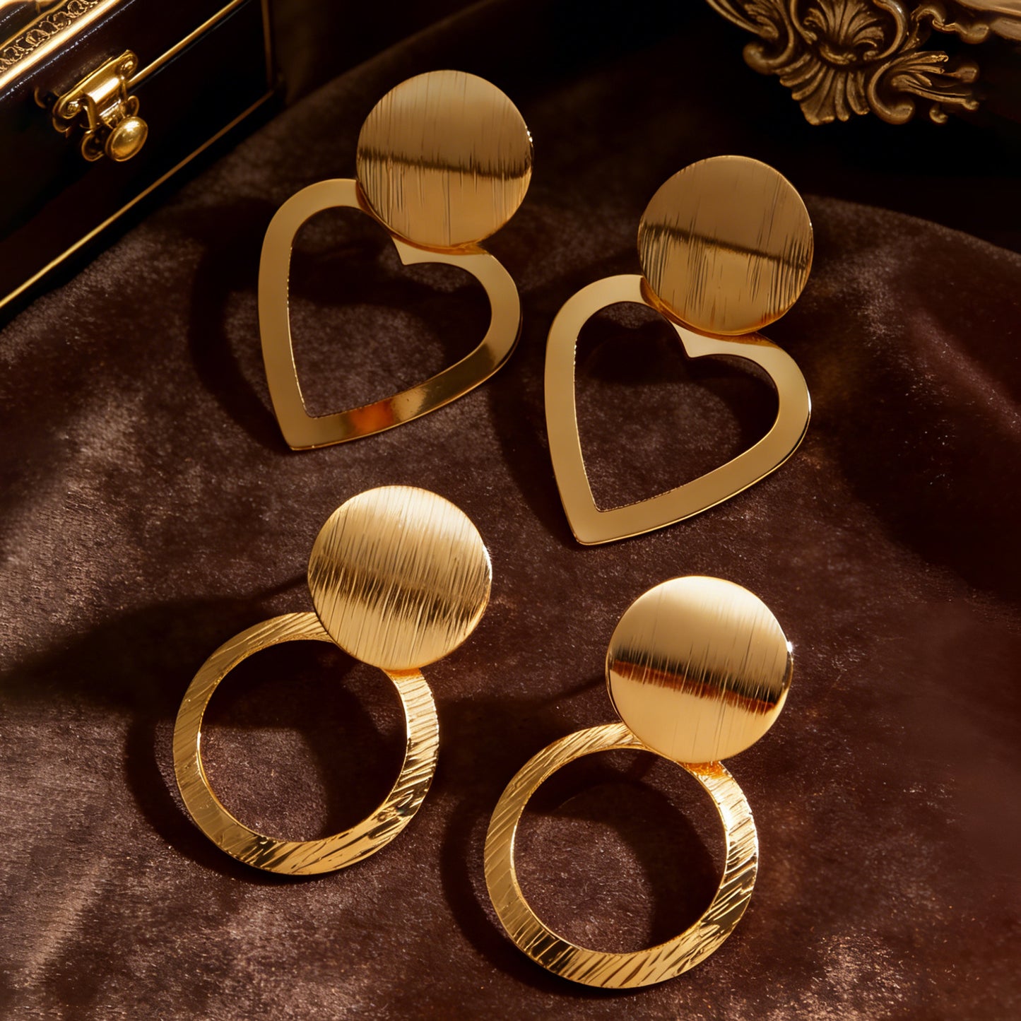 Women's Creative Heart Geometric Shape For Elegant Rings