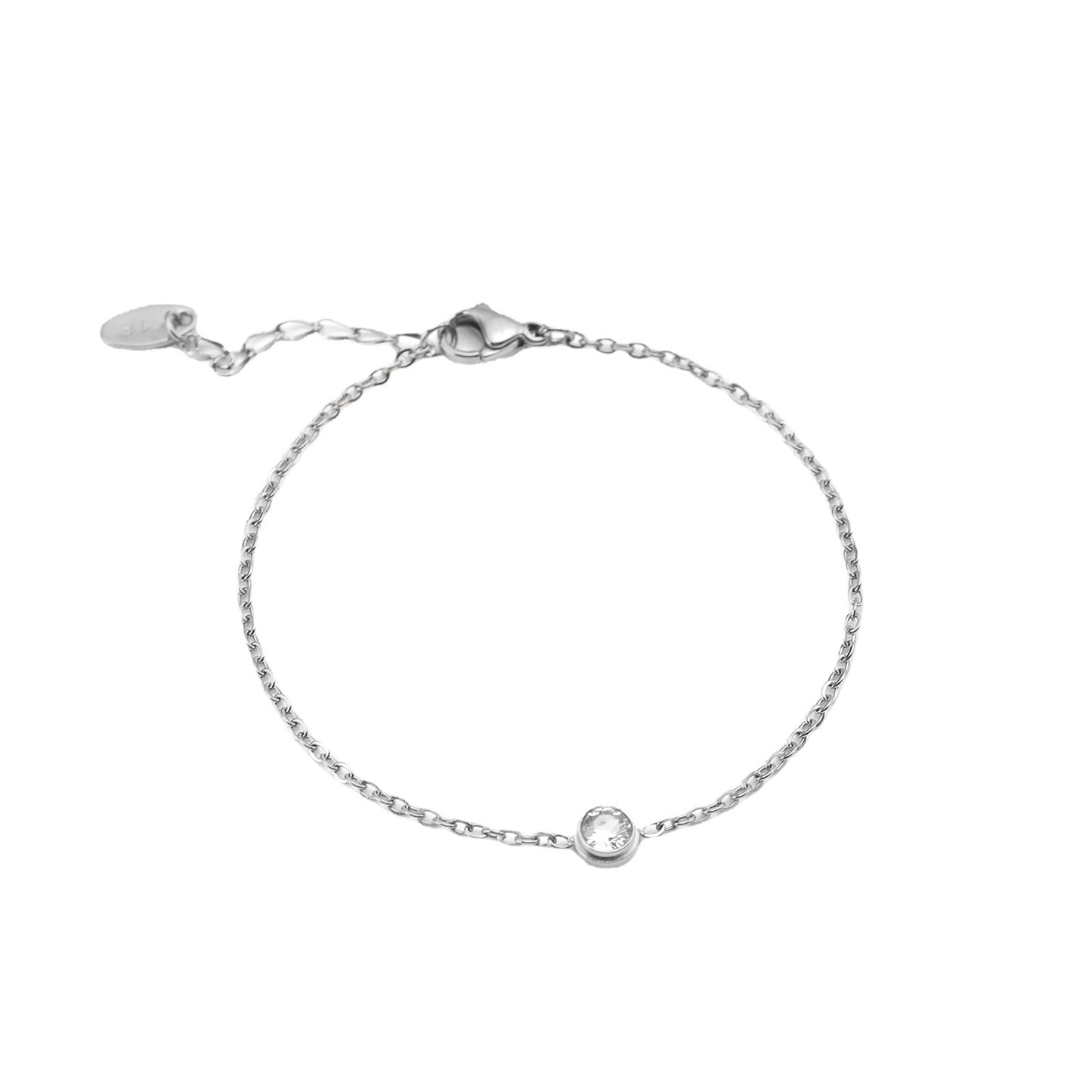 Damen-Armbänder aus Stahl, dünn, verstellbar, Unisex-Stil, gemischt