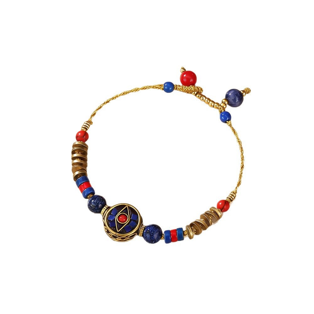 Women's Nepal Tibetan Vintage Exotic Ethnic Style Design Chinese Bracelets