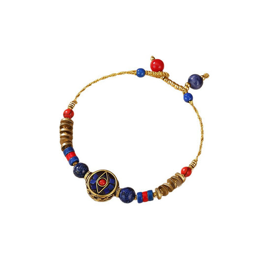 Women's Nepal Tibetan Vintage Exotic Ethnic Style Design Chinese Bracelets