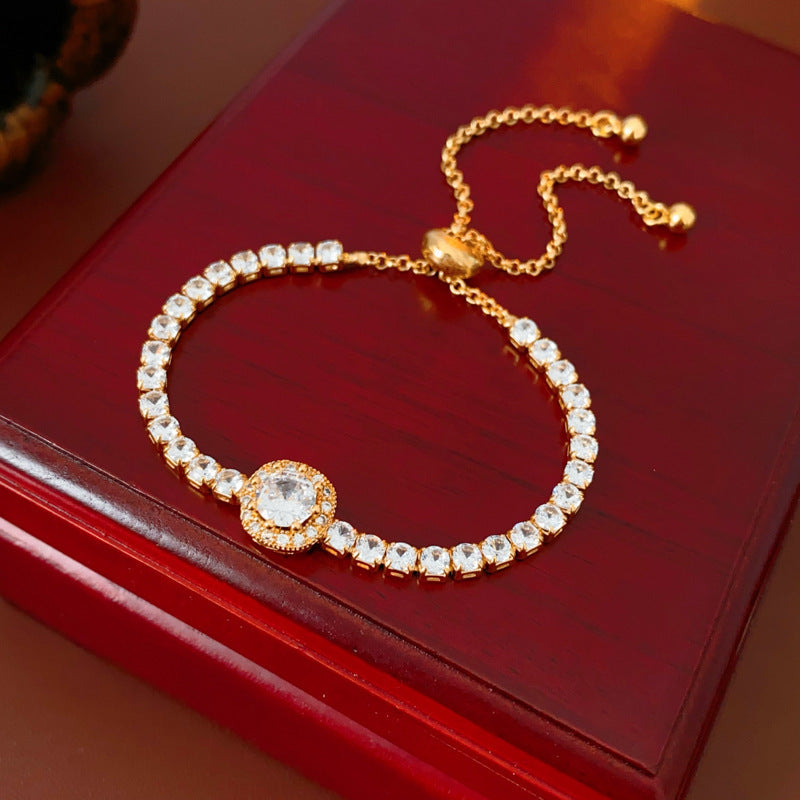 Round Light Luxury High-grade Fashion Minimalist Bracelet