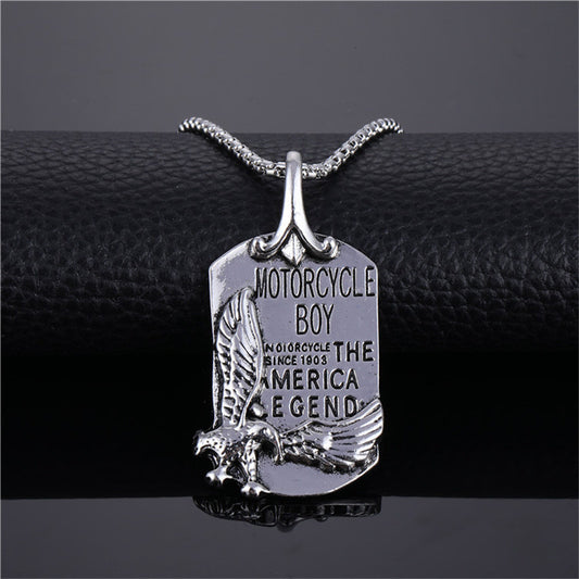 Men's Eagle Pendant High-grade Letter Accessories Trendy Necklaces