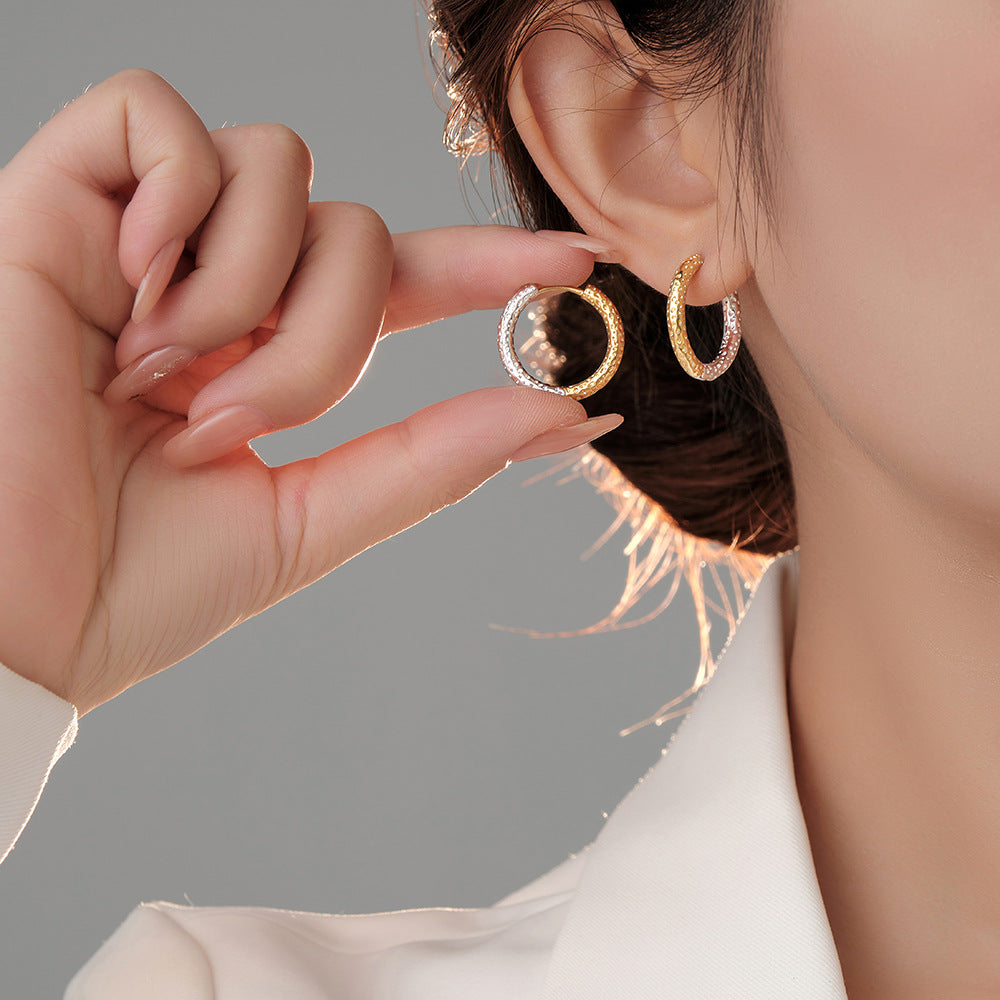 Et Sier Boucles d'oreilles de niche personnalisées assorties aux couleurs