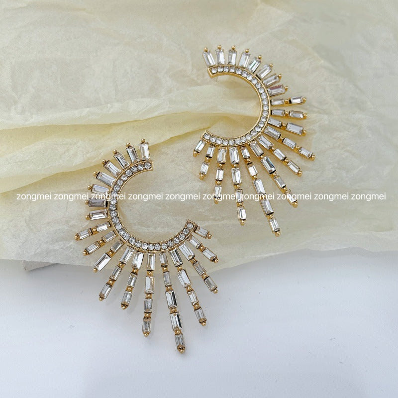 Fireworks Screw Personality High Class Elegant Design Bright Contrast Color Rings