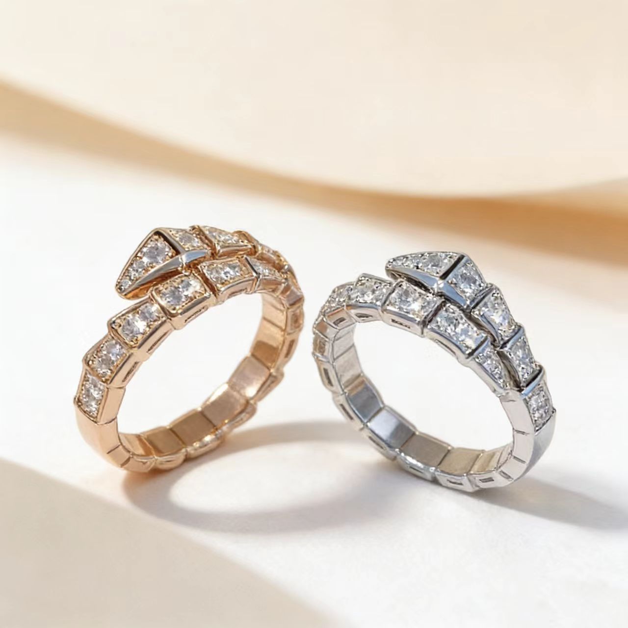 Interest Light Luxury Wind Open Stylish Simple Versatile Index Rings