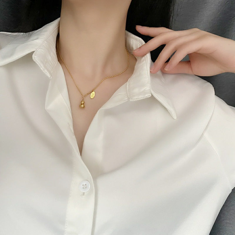 Women's Gourd For Summer Clavicle Chain High-grade Necklace