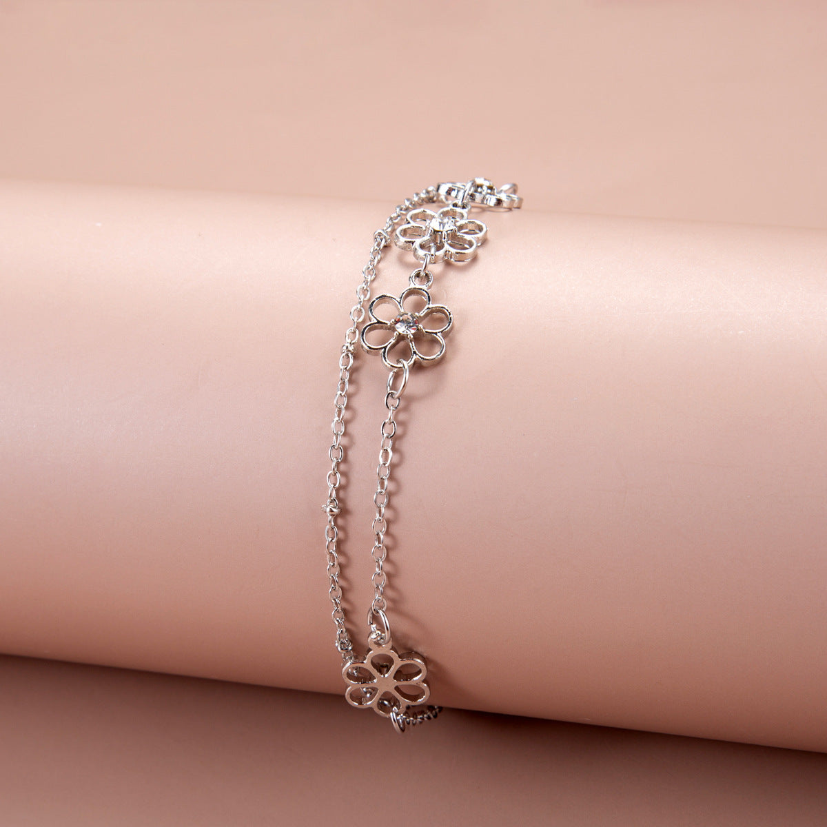 Women's Suit Exaggerated Geometry Beaded Thick Chain Bracelets