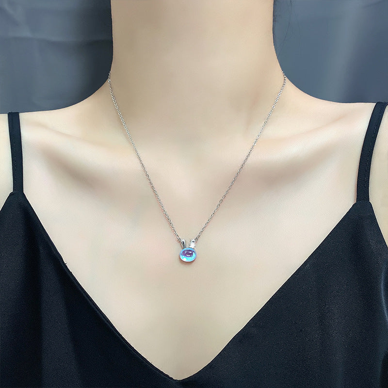 Zodiac Sign Of Rabbit Clavicle Chain Necklaces