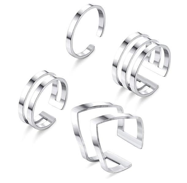 Women's Fashion Opening Foot Korean Style Cold Rings