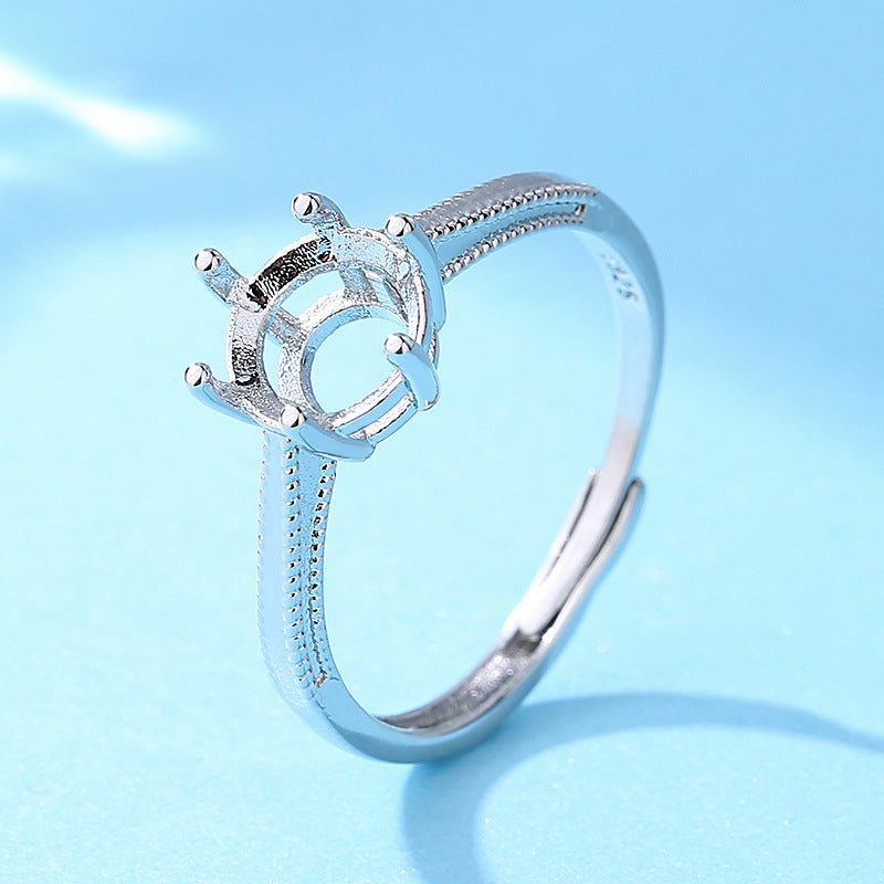 Women's Open Setting Empty Holder Inset More Sizes Imitation Rings