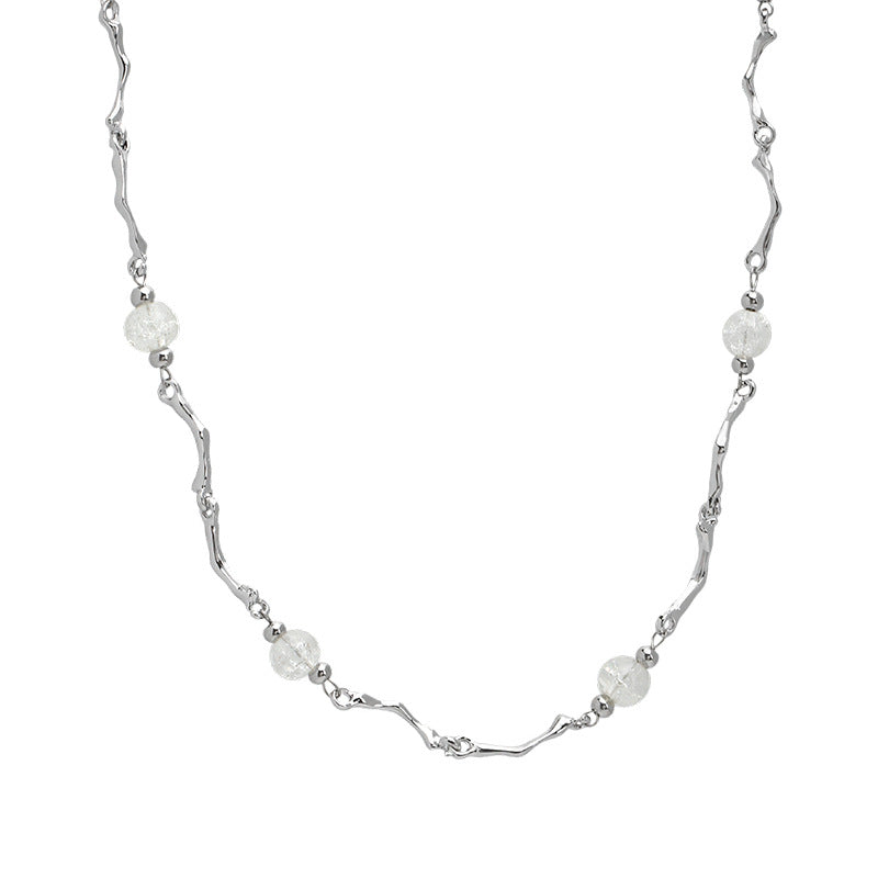 Irregular Metal Female Summer Cold Wind Niche Necklace
