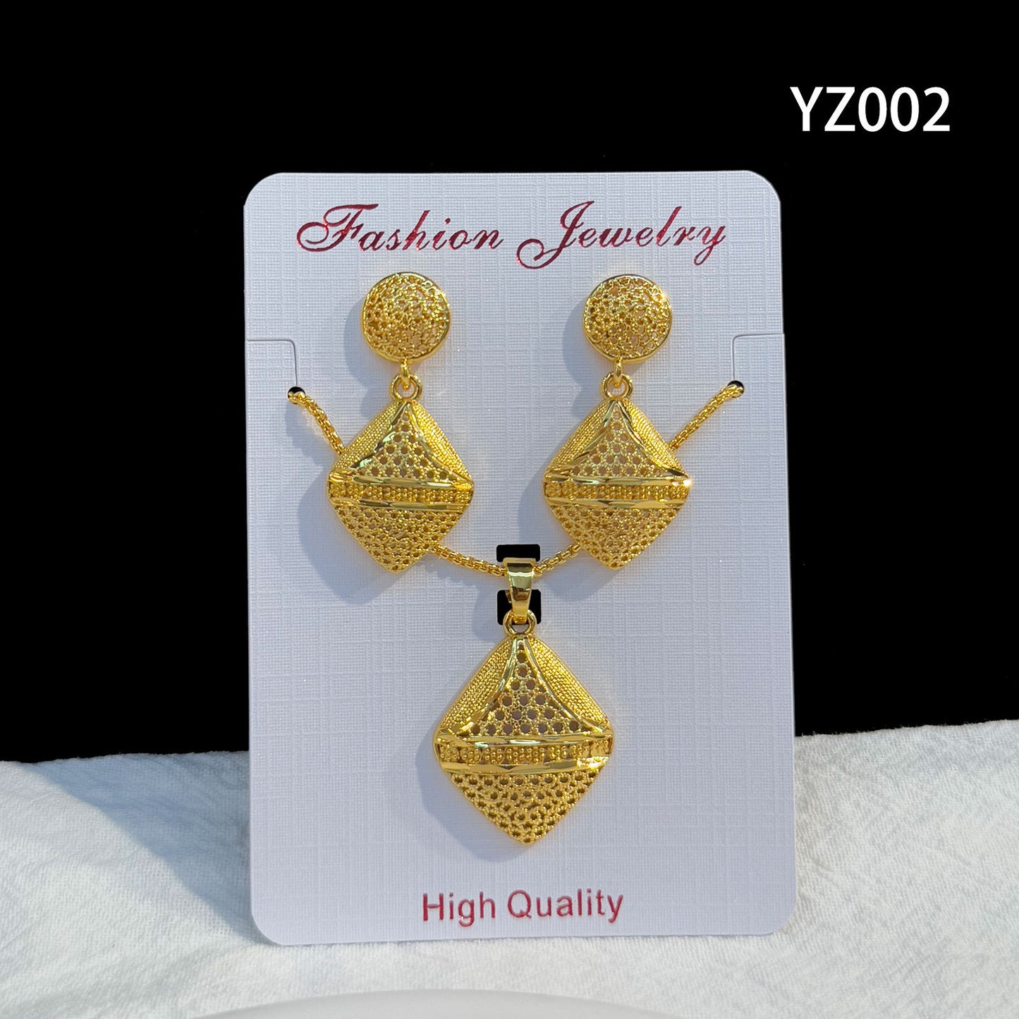 Love Heart Flowers Ear Medium Suit Pendants