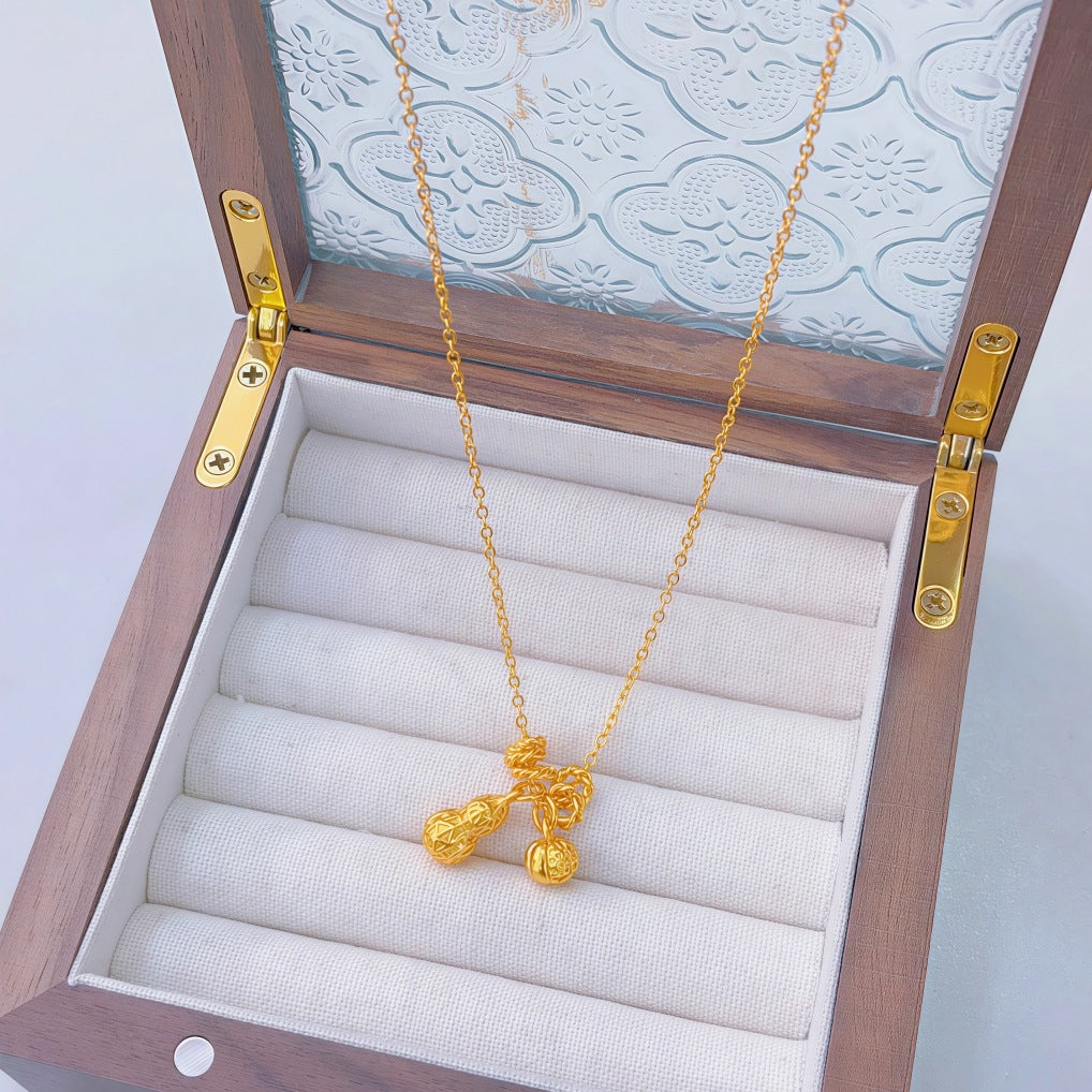Ginkgo Leaf Variety Retro Affordable Luxury Fashion Design Necklace
