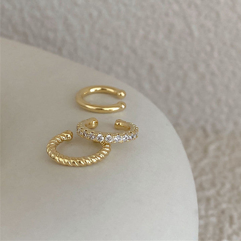 Without Pierced Female Graceful Fashionable Retro Ear Clip