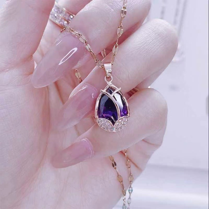 Special Interest Light Luxury Design Pendant Mori Necklaces