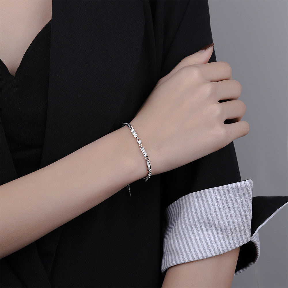 Bracelets complets simples en Zircon brillant pour femmes