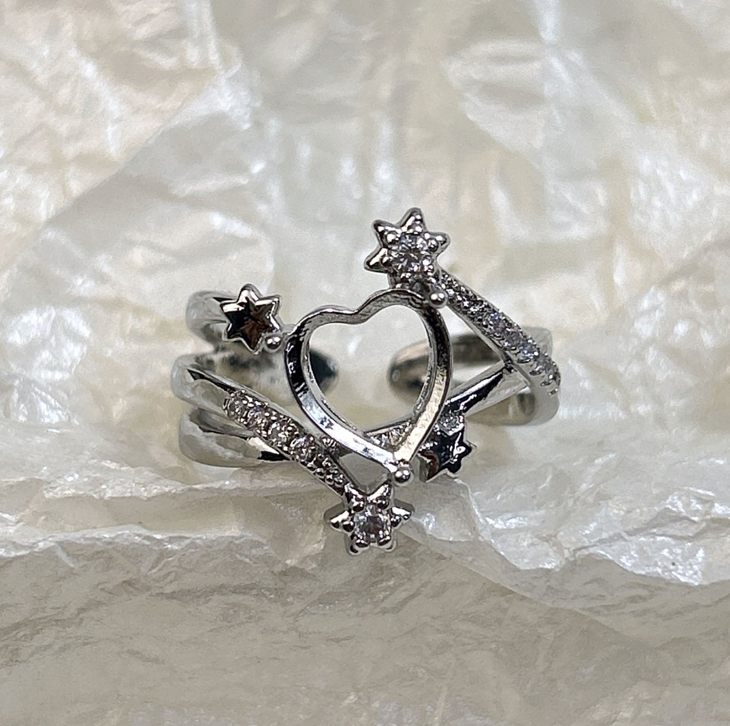 Setting Opening Adjustable Various Sizes Big Diamond Rings